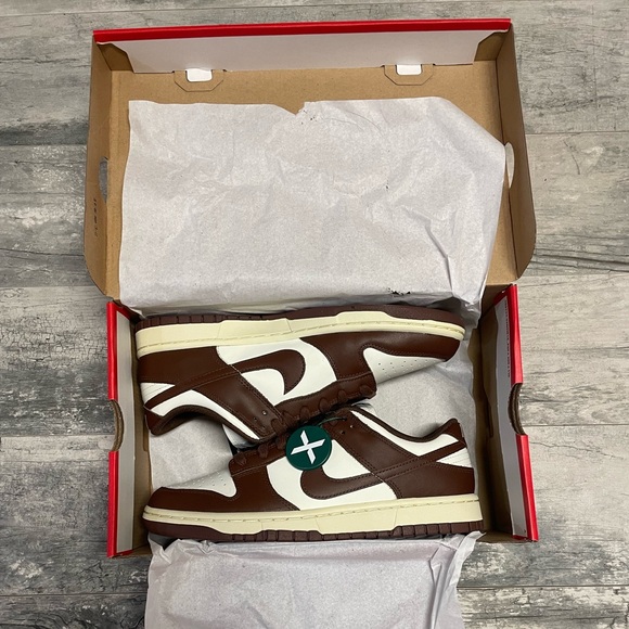 Nike Dunk Low Cacao Wow Brown Cream Wmns 10.5 - Picture 2 of 6